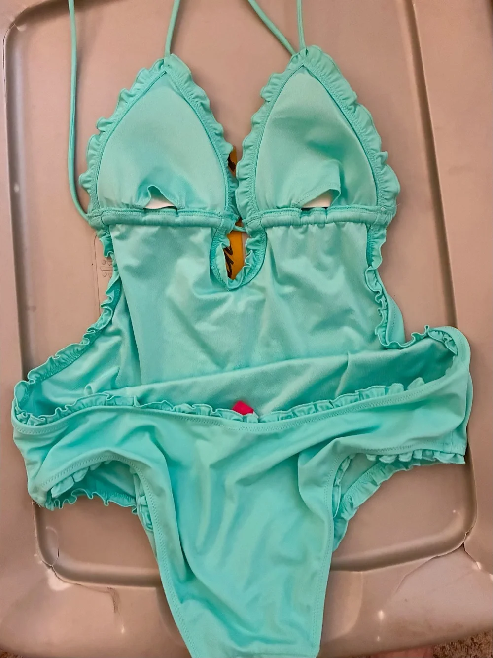 PINK / VICTORIA SECRET Women’s Aqua Plunge bathing suit 🌺